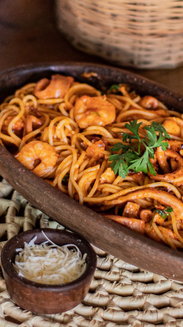 BALAIO PIPA - Spaguetti camarão